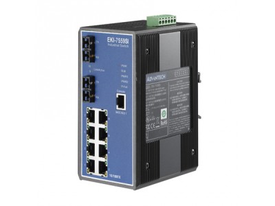 8+2 100FX Port S.M. Managed Switch(Wide Temp.)