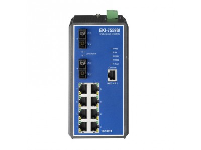 8+2 100FX Port S.M. Managed Switch(Wide Temp.)