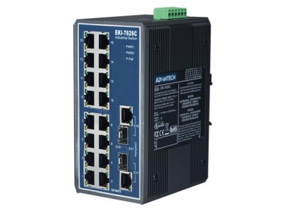 16+2G Combo Ports Ind. Unmanaged Switch -Wide Temp
