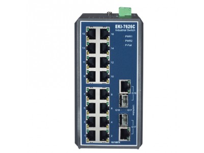 16+2G Combo Ports Ind. Unmanaged Switch -Wide Temp