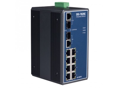 8-port 10/100Mbps + 2-port SFP combo GbE switch