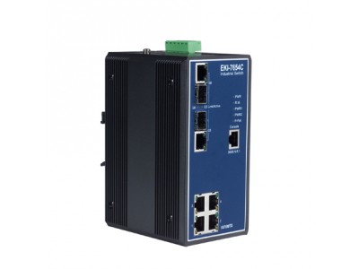 4+2G Industrial Managed Redundant GbE switch