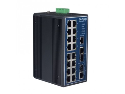 16+2G Combo Ports Ind.Managed GbE Switch(Wide T)