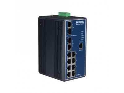 8+2G-port Ind. Managed GbE Switch(wide temp.)