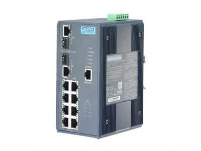 8+2G Giga managed PoE Switch w/Wide Temp