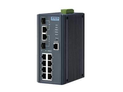 8FE + 2G Combo Managed Switch w/ IXM, Extreme Temp -40~75℃