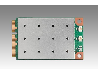 Full-size Mini PCIe Card with 11abgn 2T2R, -40 to 85° C