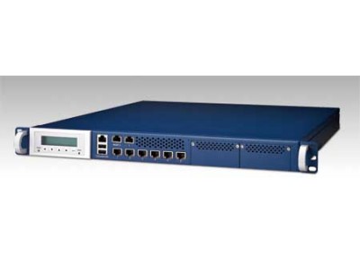 Intel Xeon/Core i-Series 1U Rackmount Network Application Platform with 6 GbE LAN Ports and PCIe Slots