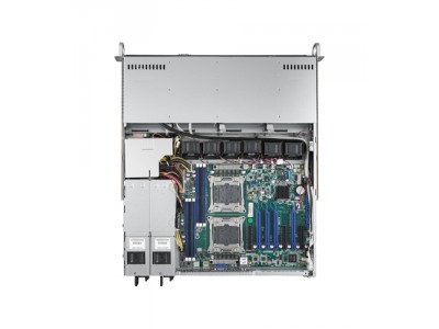 1U Rackmount Server Chassis for ATX/MicroATX Motherboard with 4 Hot-Swap HDD Trays & PCIe x16 Slot