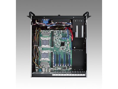 4U 12-slot Server Chassis with with 4 SAS/SATA HDD Trays and 700W SPS
