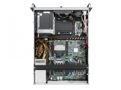 4U Rackmount Short-Depth Bare Chassis with Motherboard Support, 4 Mobile HDD, 80 PLUS PSU Support