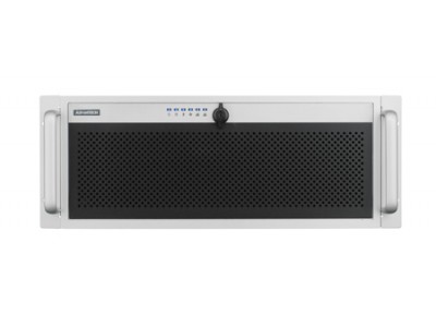 4U Rackmount Short-Depth Bare Chassis with Motherboard Support, 4 Mobile HDD, 80 PLUS PSU Support