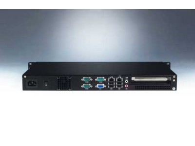 Intel® Atom N450 Fanless 1U Rackmount System with PCI/Mini-PCIe Expansion Slots