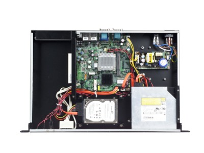 Intel® Atom N450 Fanless 1U Rackmount System with PCI/Mini-PCIe Expansion Slots