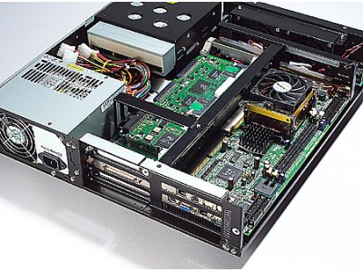 2U Rackmount Bare Chassis with 6-Slot Expansion, Front USB and PSU Options