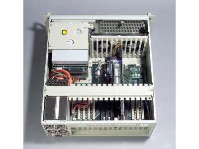 4U Rackmount Bare Chassis for PICMG with 14 Slot Capacity, 4 HDD Bays, Xtra Cooling- Backplane version
