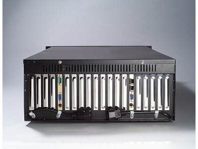 4U 20-Slot Industrial Rackmount Chassis with Multi-System Support, Front-Accessible Power, w/o SPS