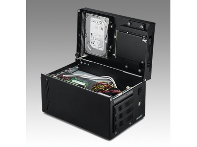 Desktop/Wallmount Compact Bare Chassis for Half-Sized Slot SBC with 6 Expansion Slots