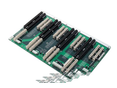 16-Slot Quad Backplane with 2xPCI, 2xPICMG Per Segment, 1xISA, and RoHS Support