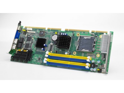 LGA 775 Intel  Core 2 Duo Full-size Single Board Computer with PCIe/ VGA/ Dual Gigabit LAN, RoHS