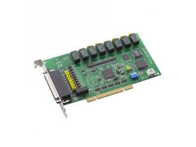 8-Channel Relay & 8-Channel Isolated Digital Input Universal PCI Card with 8-Channel Counter/Timer