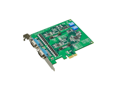CIRCUIT BOARD, 2-port RS-232/422/485 PCIe Comm. Card w/Iso