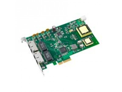 4 Port PCI Express GbE PoE Serial Communication Card