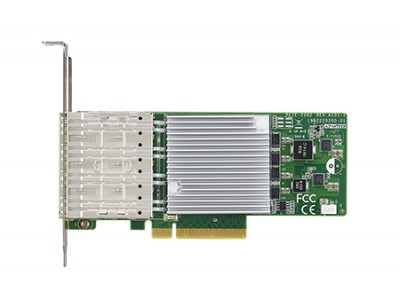 Quad Port Fiber 10G Ethernet PCI Express
Server Adapter with Intel  XL710-AM2