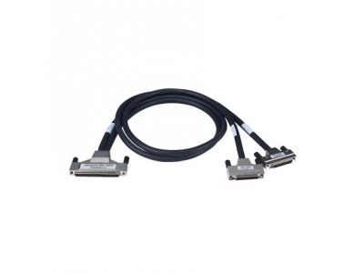 SCSI-100 to 2*SCSI-50 Shielded Cable, 2m