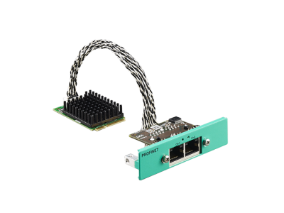 CIRCUIT MODULE, 2Port, PROFINET, Hilscher FieldBus mPCIe, Slave