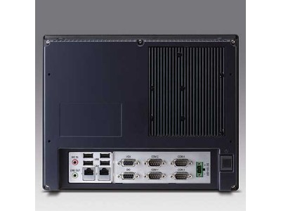 10.4' Dual Core Intel Atom D2550 Touchscreen Fanless Panel PC with 4 USB and Mini-PCIe