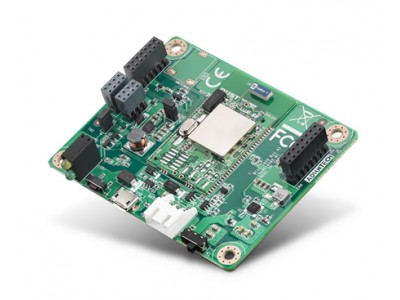 Wireless IoT Node with SMA connector and antenna