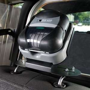 Vehicle Headrest Mount for Zebra RW Thermal Printer