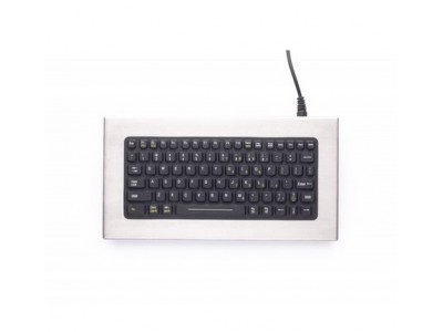 Backlit Keyboard in Stainless Steel Case