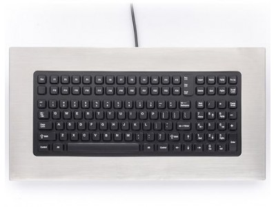 Nonincendive Stainless Steel Panel Mount Keyboard