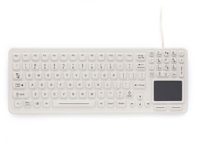 Sealed Keyboard with Integrated Touchpad