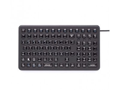 Small Footprint Keyboard with Epoxy Keycaps