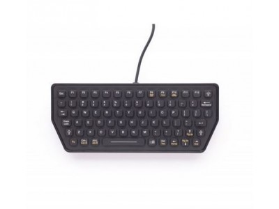 Compact Backlit Industrial Keyboard