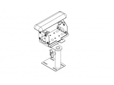 Printer mount assembly for Printek Mobile FieldPro RT43
