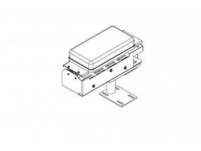 Printer mount assembly for printek Interceptor 800