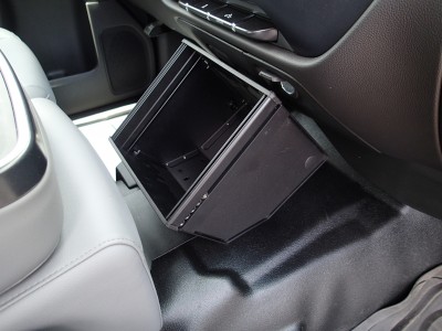 2015-2016 Chevrolet Silverado 2500 and 3500 and 2014-2016 Silverado 1500 with OEM center seat 1-Piece Front Hump Mounting Bracket