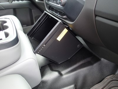 2015-2016 Chevrolet Silverado 2500 and 3500 and 2014-2016 Silverado 1500 with OEM center seat 1-Piece Front Hump Mounting Bracket