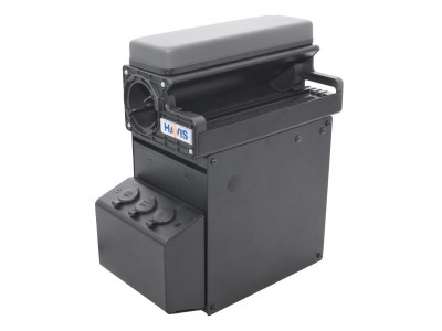 Combination Box, External Mount, 3 Lighter Plug Outlets, Brother/Pentax PocketJet Printer Mount, Arm Rest