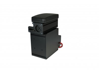 Combination Box, External Mount, 3 Lighter Plug Outlets, Brother/Pentax PocketJet Printer Mount, Arm Rest, With Lock & Key,