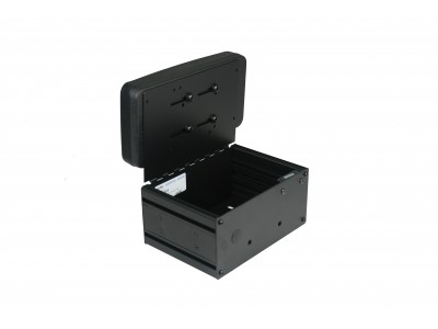 Combination Lo Profile Box W/Hinged Arm Rest, External Mount, Flip Arm Rest