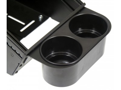 Dual External Cup Holder, 25 Degree Bend