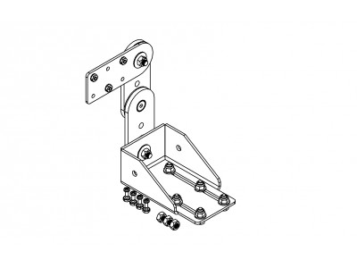 Flex Arm mount for universal flat surface and tunnel mounting