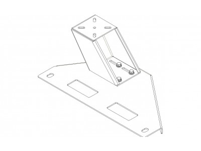 Heavy Duty Vehicle Mount for 2014 Fiat 500L