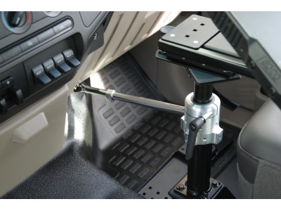 Heavy Duty Stability Side Support Arm, Mounts To OEM Frame Under Passenger Glove Box Door