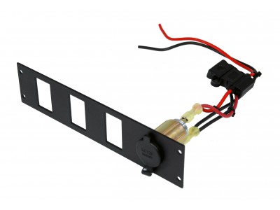 Lighter Plug Outlet W/ 3 Switch Cut Outs